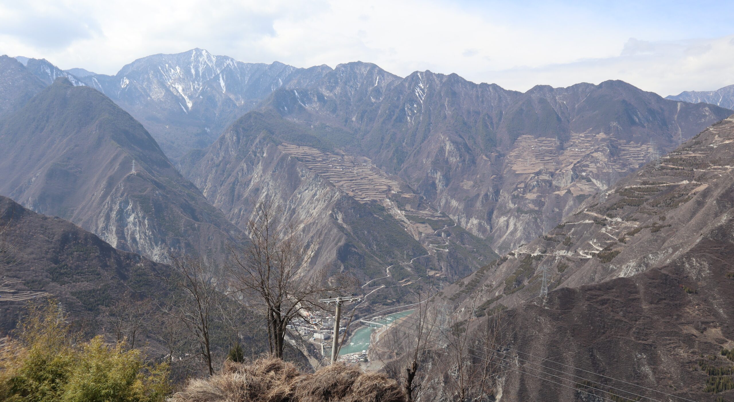 Perched Above, on a sun-bleached Mountain in Goukou